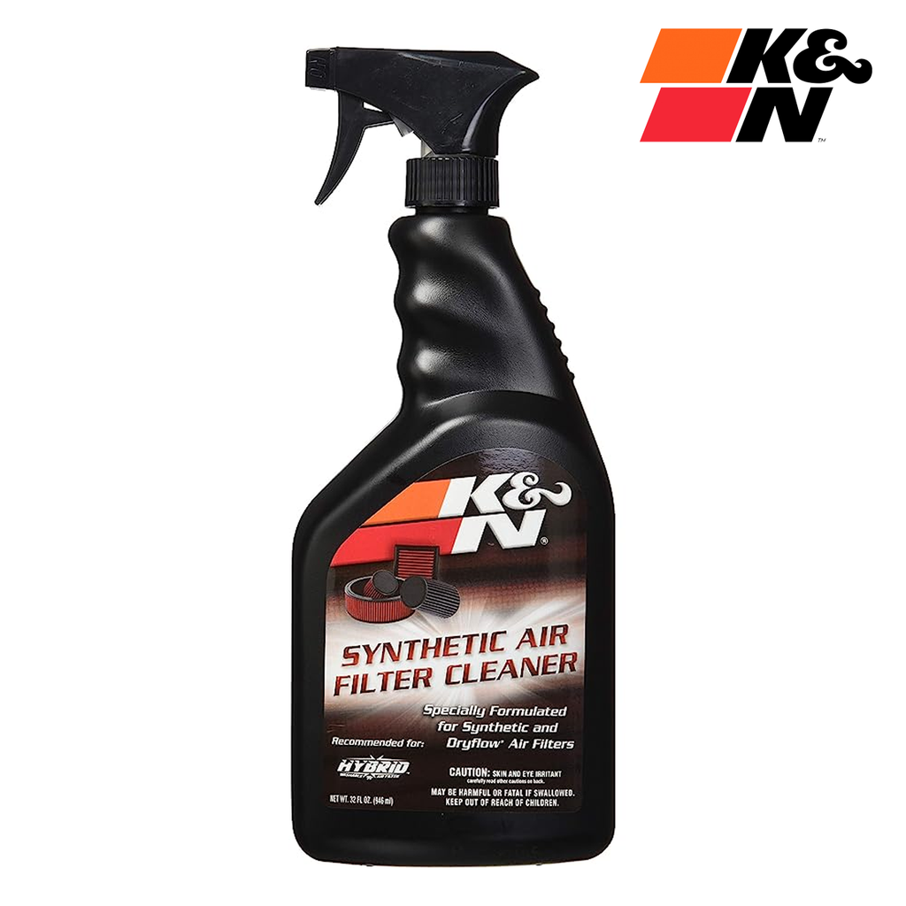 K&N FILTER CLEANER; SYNTHETIC, 32OZ SPRAY