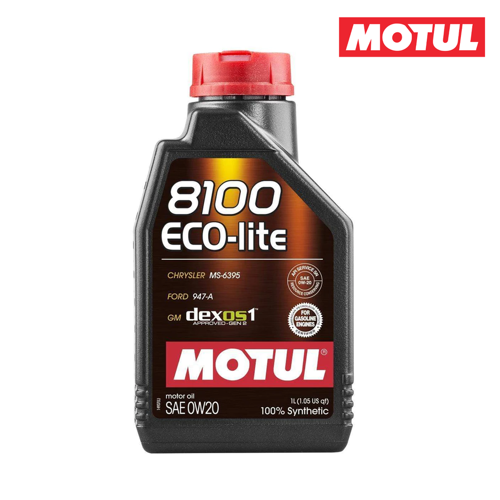 Motul Oil 8100 ECO-lite SAE 0W-20 Synthetic 1 Liter