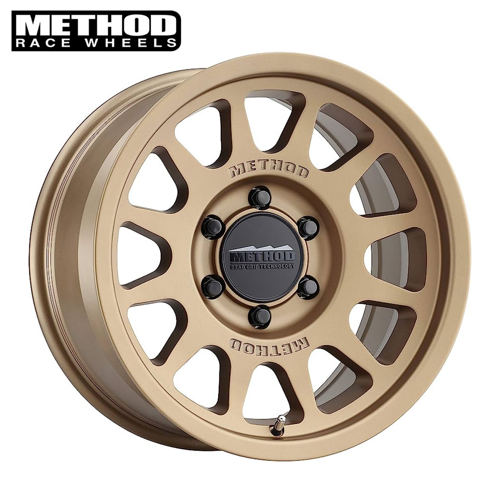 Method MR703, Sierra/Silverado 17x8.5, 0mm Offset, 6x5.5, 106.25mm Centerbore, Method Bronze Gmc,Y61,Fj