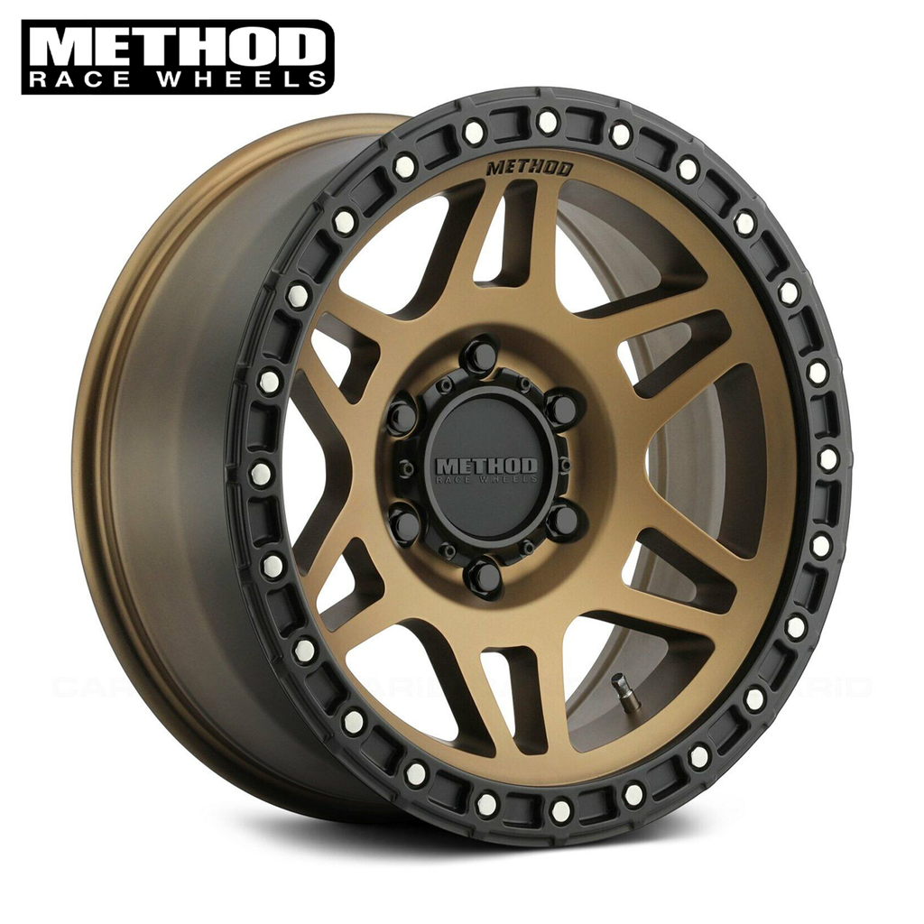 Method MR312, 17x8.5, 0mm Offset, 6x139.7, 106.25mm Centerbore, Method Bronze/Black Street Loc Gmc,Y61,Fj