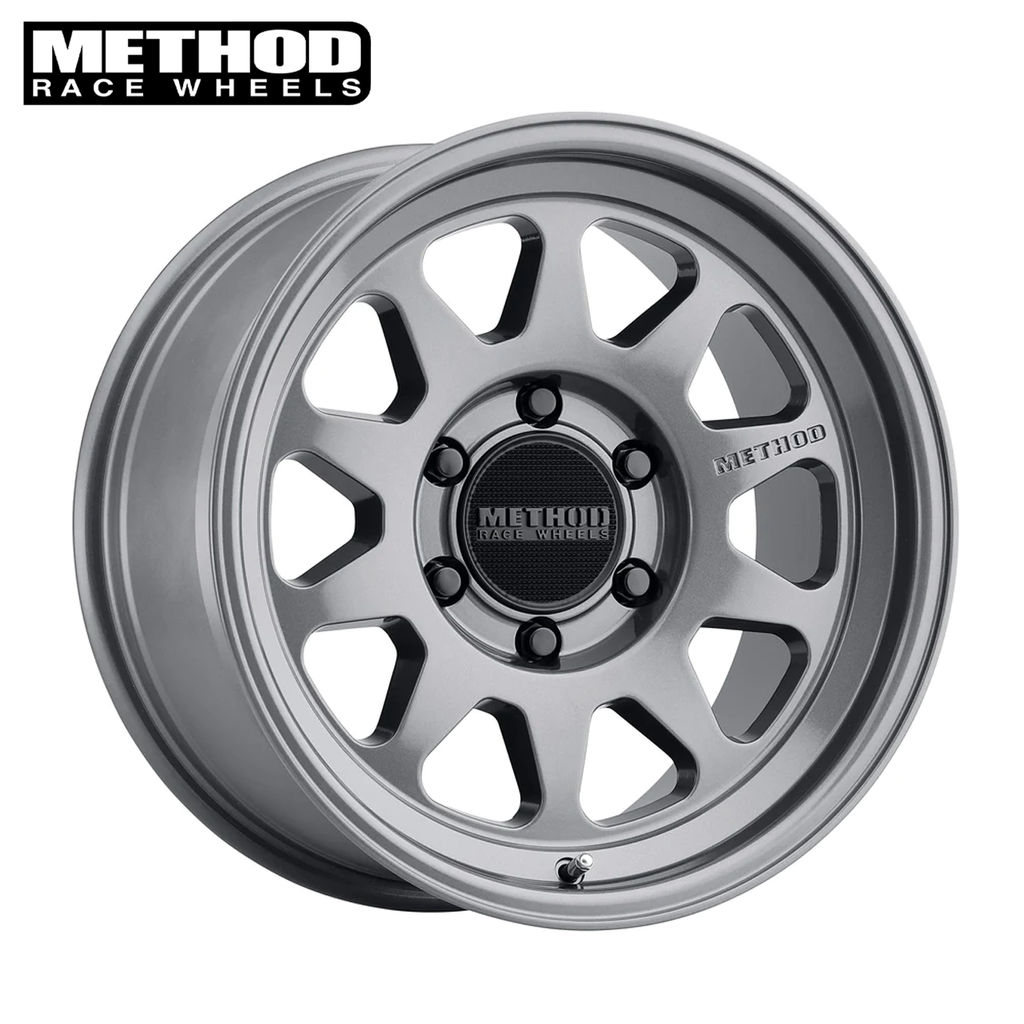 Method MR316, 17x8.5, 0mm Offset, 6x5.5, 106.25mm Centerbore, Gloss Titanium, Gmc,Y61,Fj