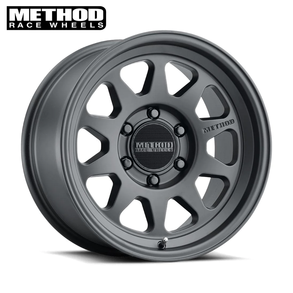 Method MR316,b 17x8.5, 0mm Offset, 6x5.5, 106.25mm Centerbore, Matte Black Gmc,Y61,Fj