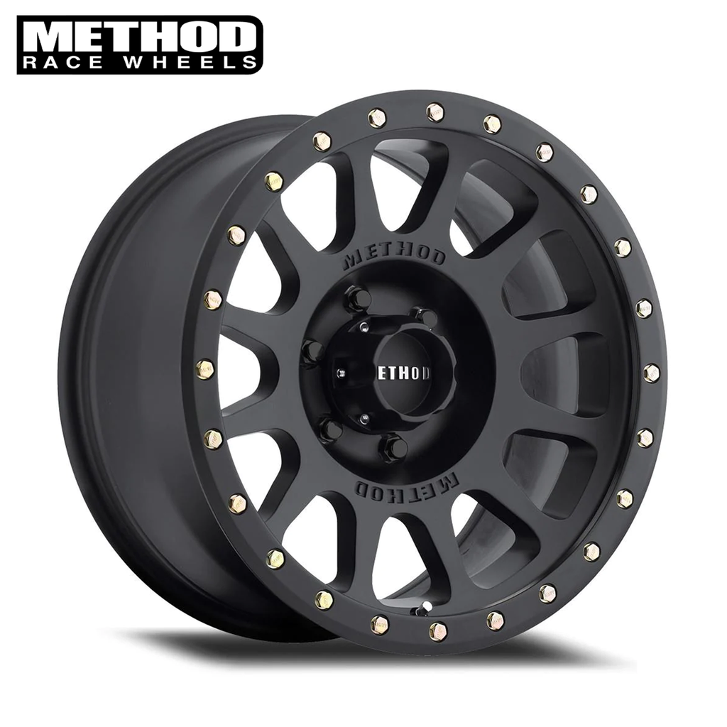 Method MR305 NV, 17x8.5, 0mm Offset, 6x5.5, Matte Black Gmc,Y61,Fj