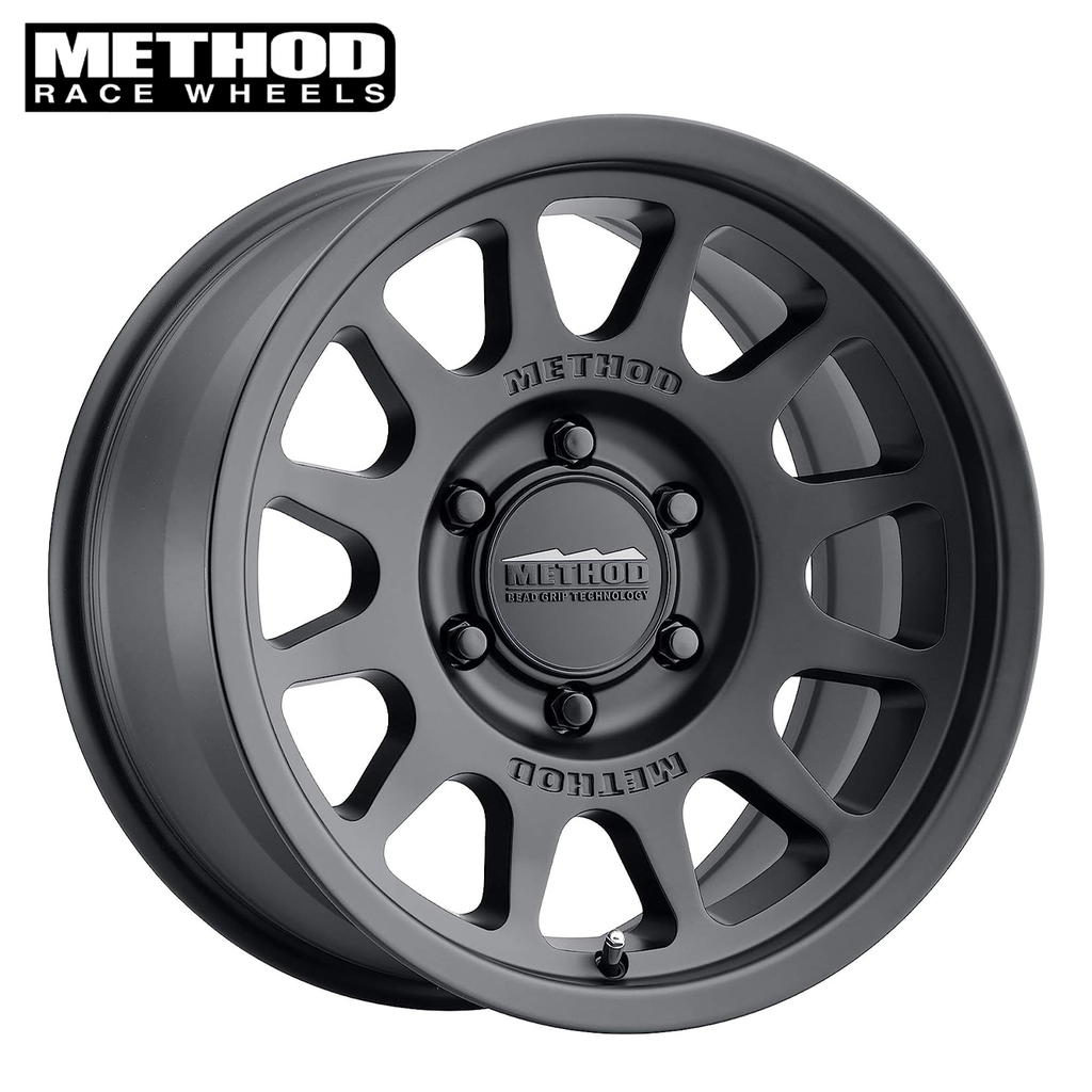 Method MR703, 17x8.5, 0mm Offset, 6x135, 87mm Centerbore, Matte Black F-150