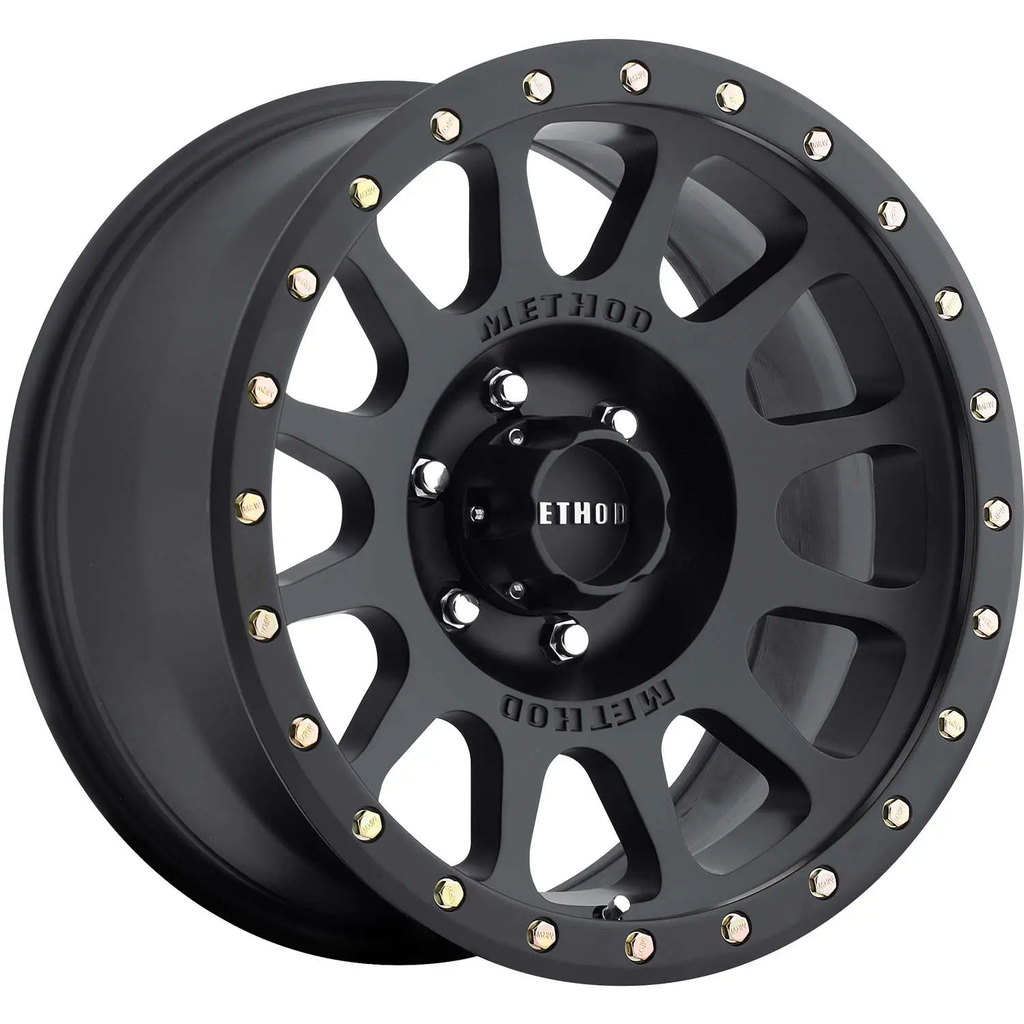 Method MR305 NV,Ford 17x8.5, 0mm Offset, 6x135,  Matte Black " F-150