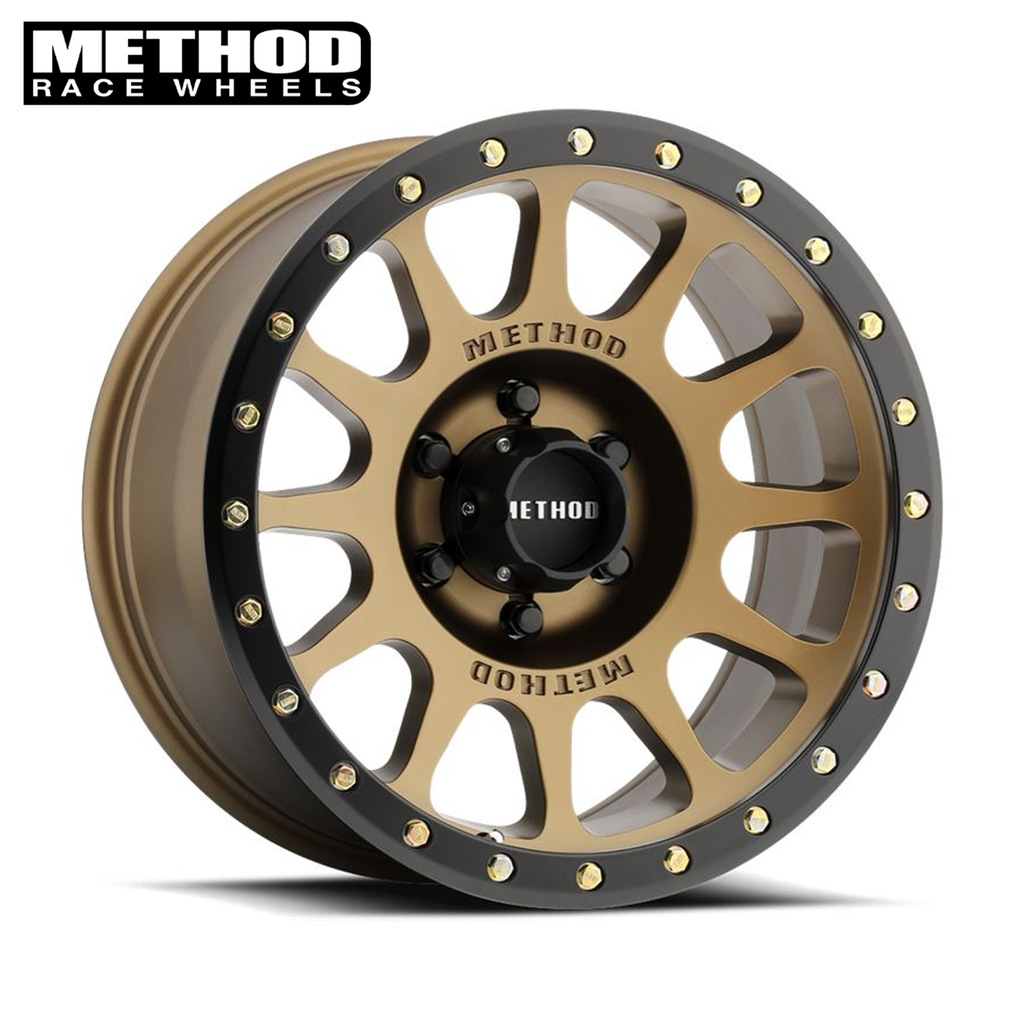 Method MR305 NV,Ford 17x8.5, 0mm Offset, 6x135, Method Bronze/Black Street Loc