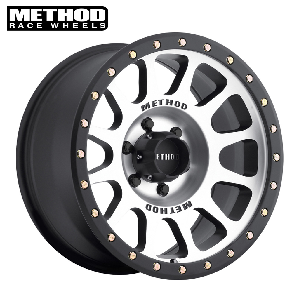 Method MR305 NV,Ford 17x8.5, 0mm Offset, 6x135, 94mm CB, Machined/black Street