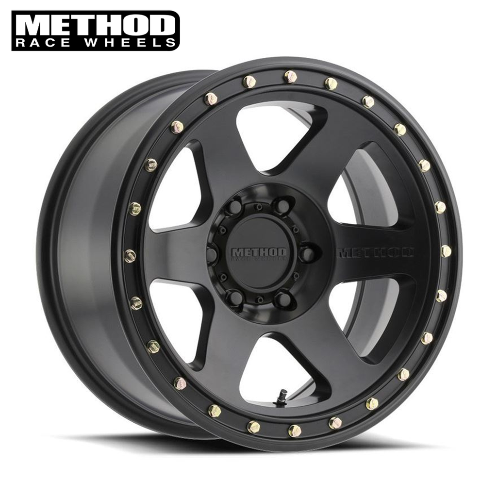 Method MR310 Con6,Ford 17x8.5, 0mm Offset, 6x135, 87mm Centerbore, Matte Black