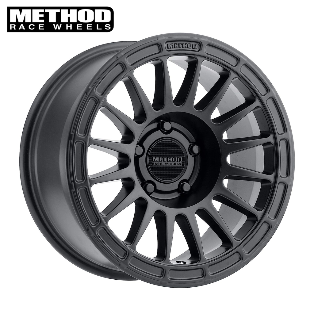 Method MR314, 17x8.5, 0mm Offset, 5X150 MATTE BLACK Lc79,Lc200,Tundra