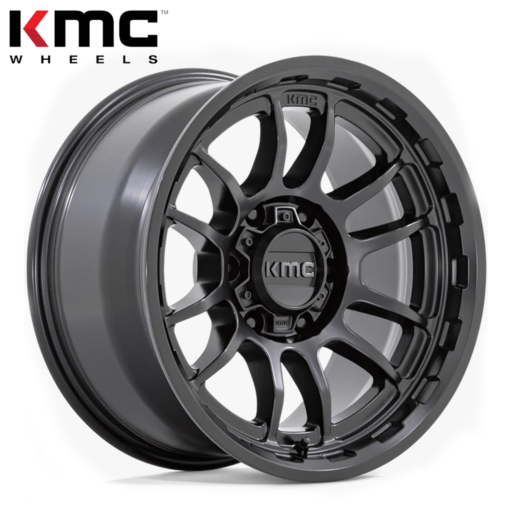 KMC WHEELS wrath satin black 17" (8.5/6x139.7/0) Gmc,Fj