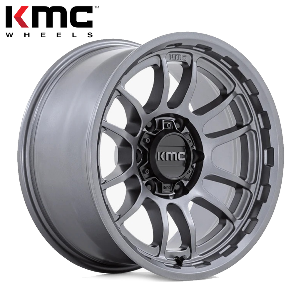 KMC WRATH WHEELS MATTE ANTHRACITE 17" (8.5/5x127/0) Jeep