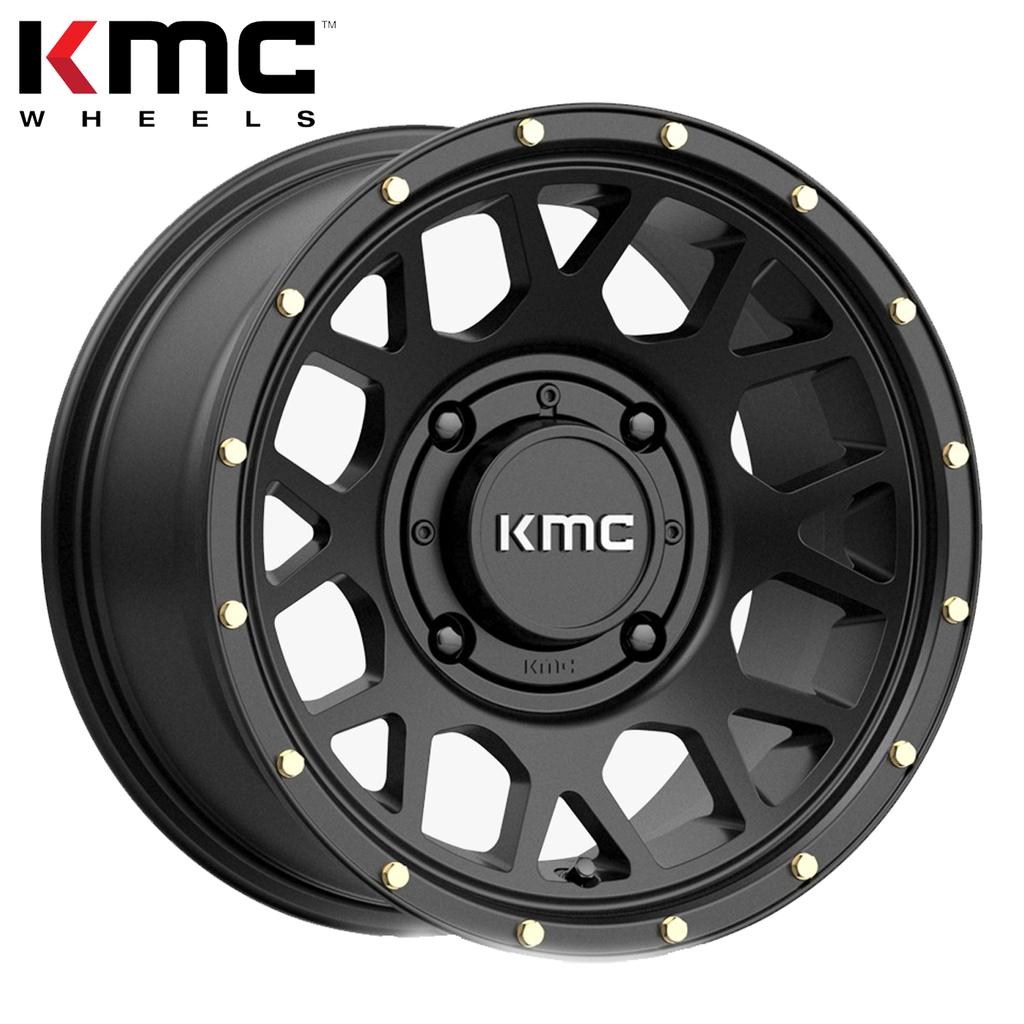 KMC WHEELS MATTE BLACK 17"(8.5/6X135/0) F-150