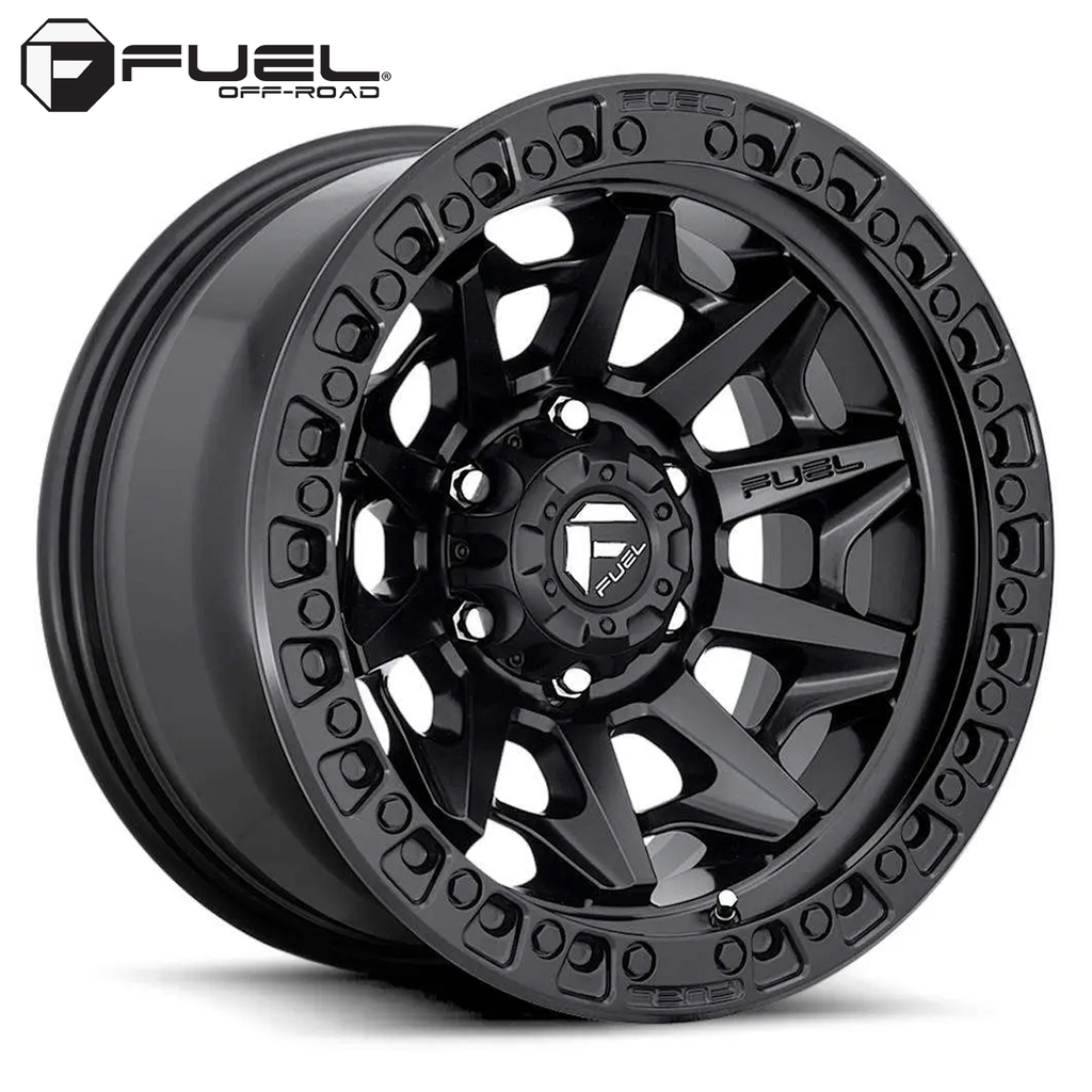 FUEL WHEELS COVERT MATTE BLACK W/GREYTINT 17" (9/8X180/1) Gmc-HD