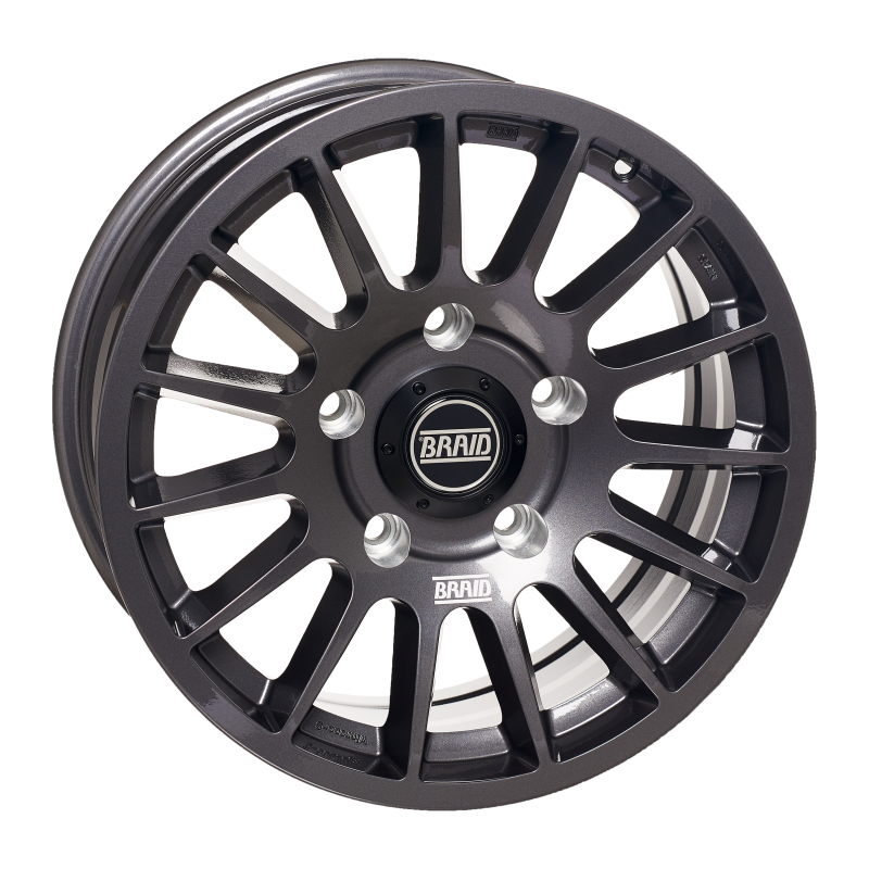 BRAID WINRACE S 8"X17" TOYOTA LC200 ANTHRACITE SHINY  5X150X110.1 E.T. 25