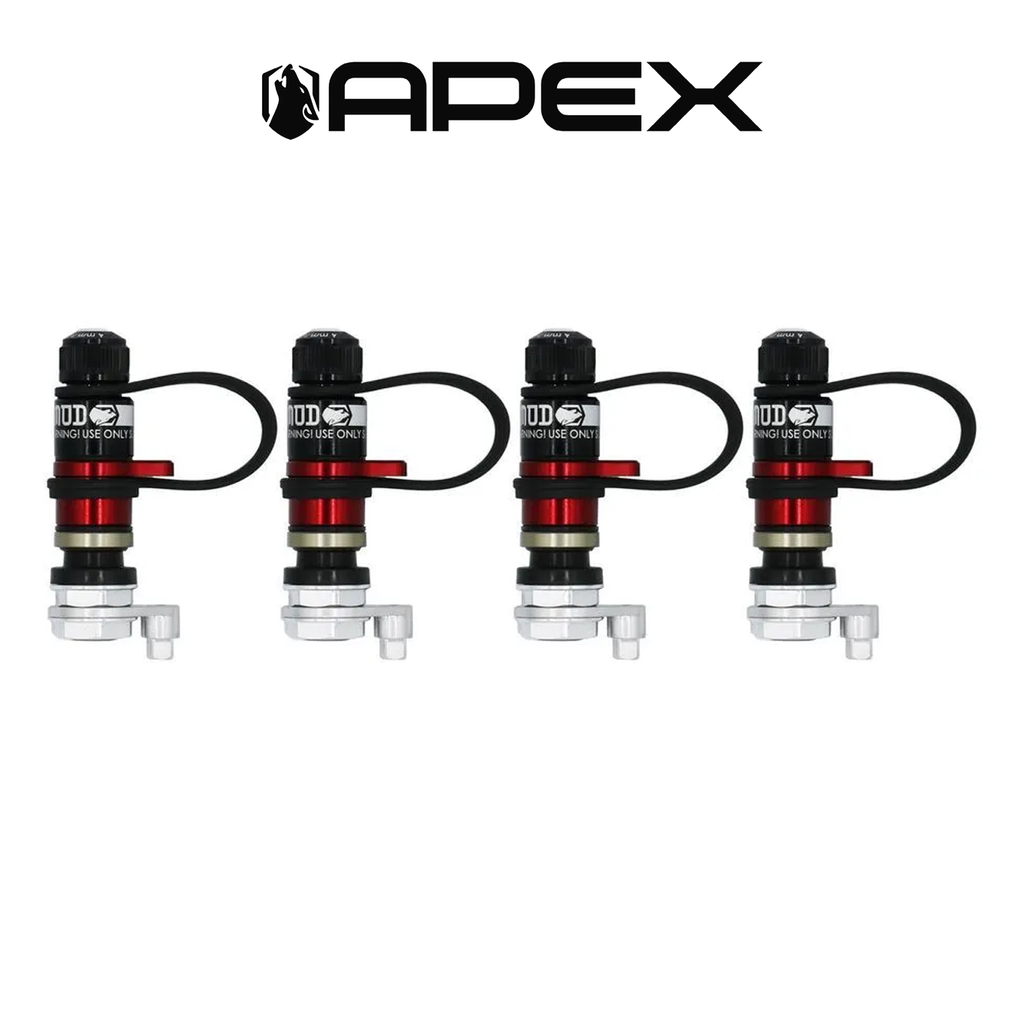 Apex Rapid Precision tire valve set of 4 Small (Set)