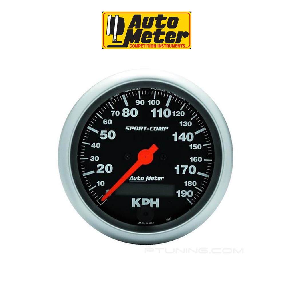 Autometer Speedometer Gauge 0-190kph