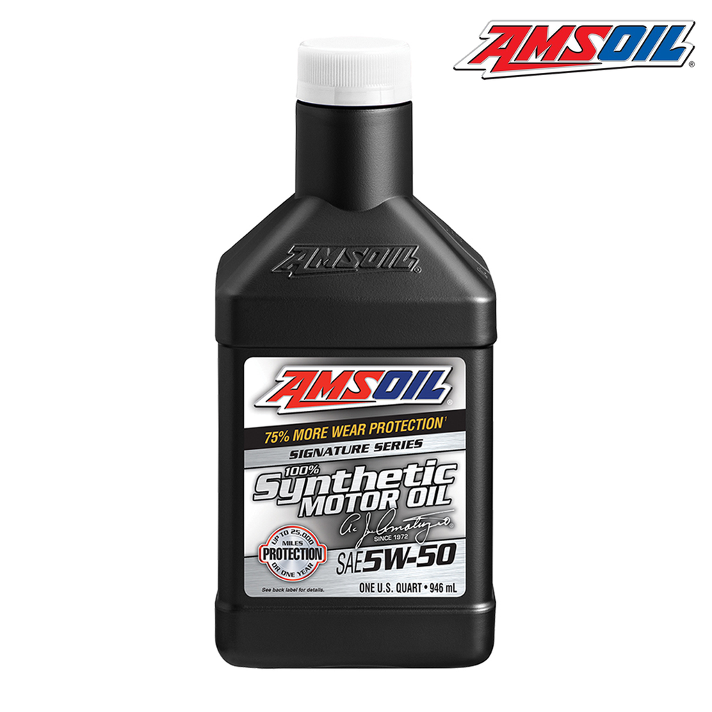 AMSOIL SIGNATURE Series 5W-50 SYNTHETIC MOTOR OIL