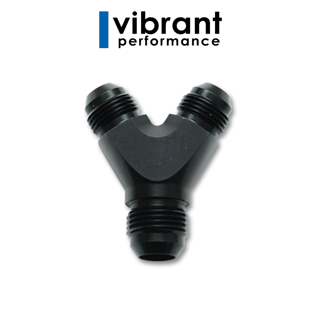 Vibrant Y Fitting -8AN to -10AN