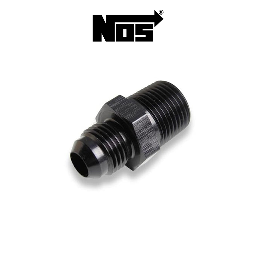 NOS Black Straight -4AN to 1/8" NPT Adapter