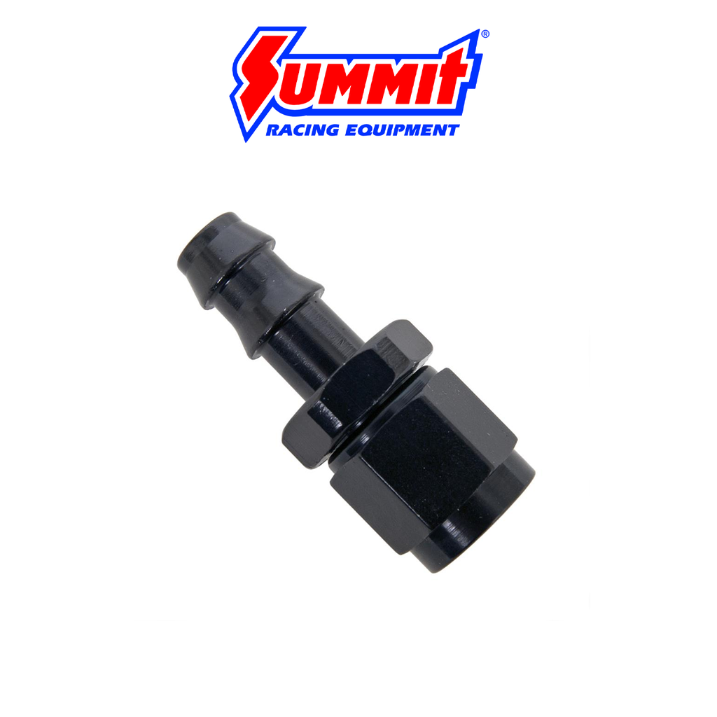 Summit Racing Twist-Tite Swivel Hose Ends  -6 AN, Aluminum