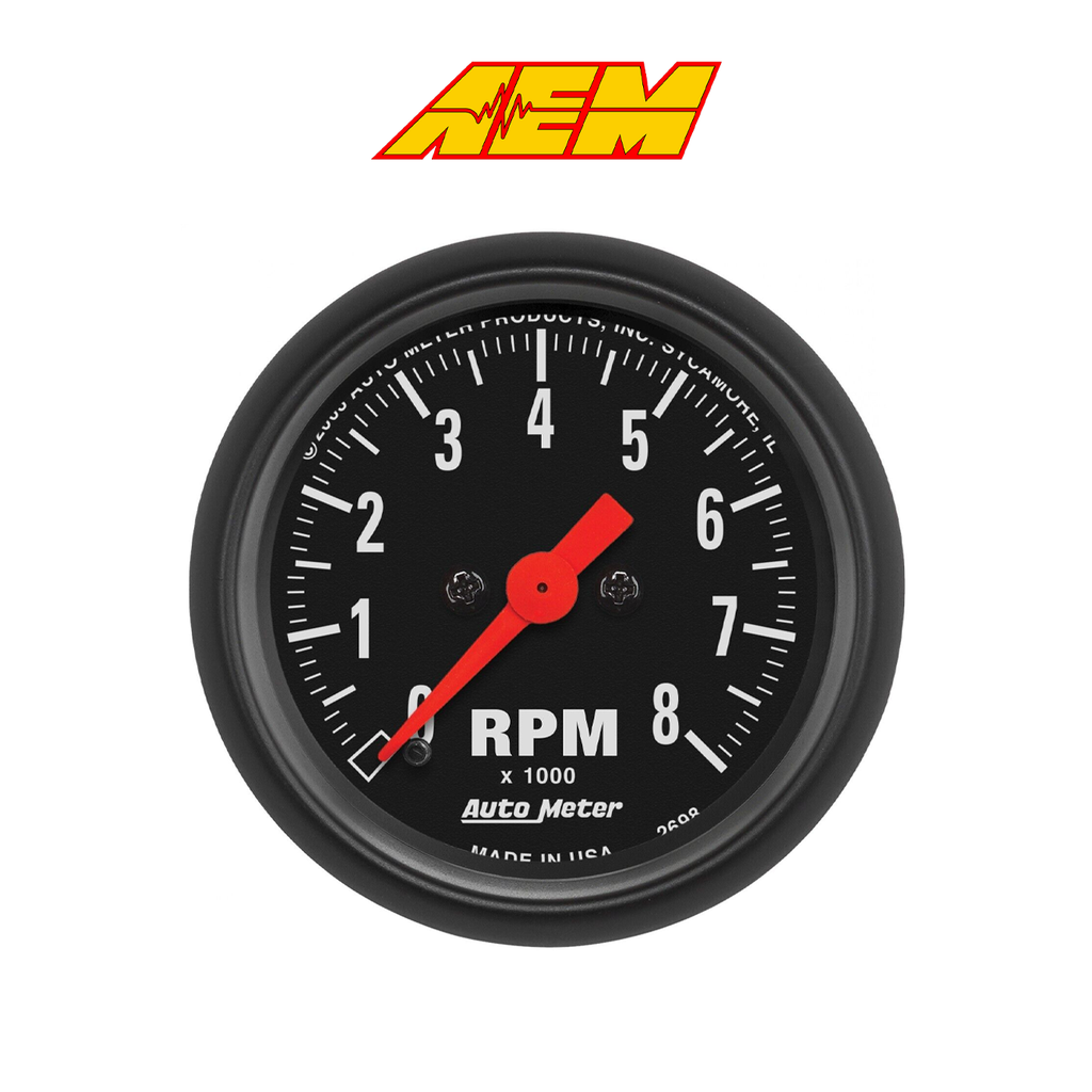 Auto Meter Electrical Z-series Tachometer Gauge 8000rpm