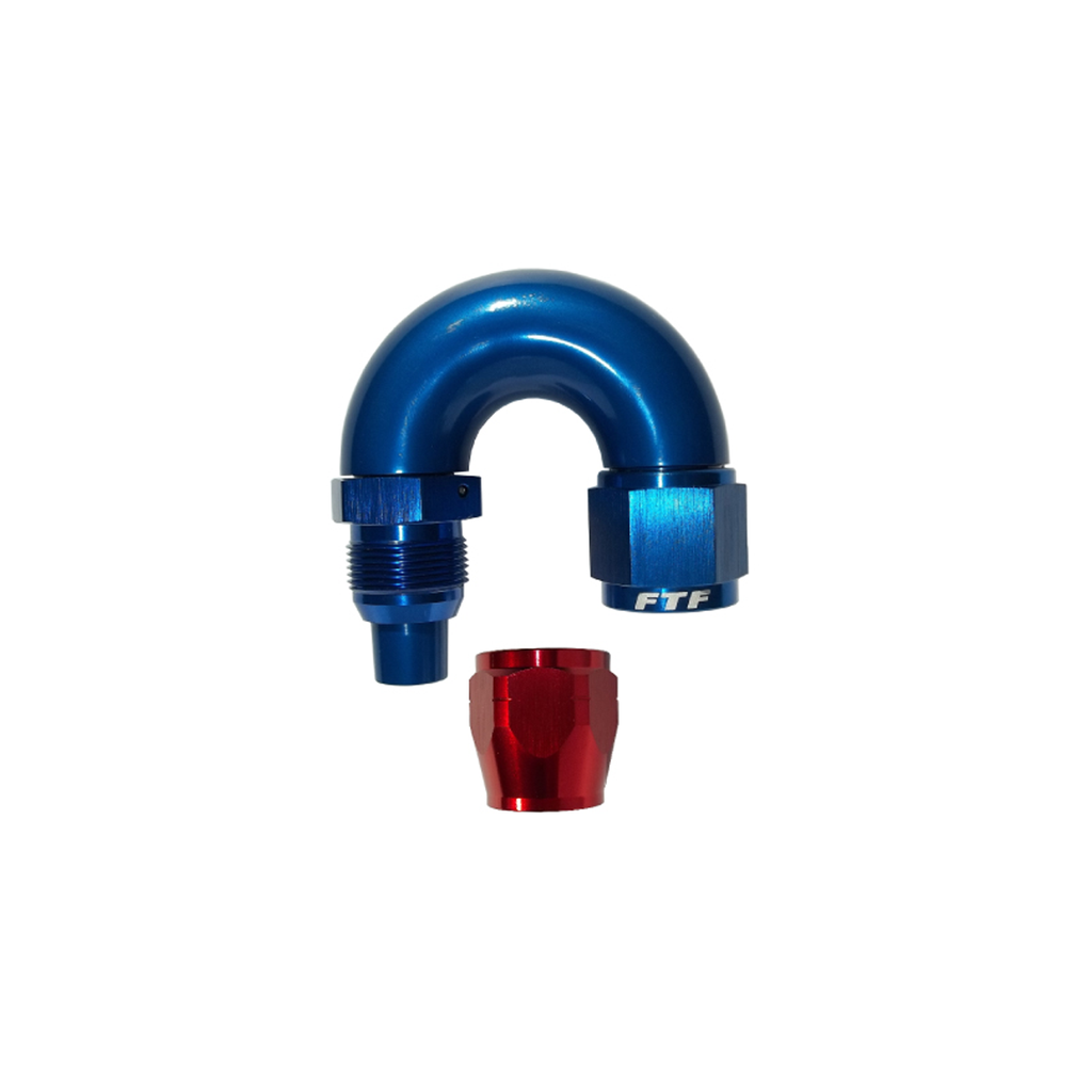 NOS Full Flow Swivel Hose end -8 AN  180°