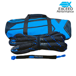 [R+S] Exceed Blue Rope 10T 9m & 2 Soft Shackles 155mm-12mm