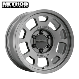 [MR70578560800] Method MR705,  17x8.5, 0mm Offset, 6x5.5, 106.25mm Centerbore, Matte titanium Gmc,Y61,Fj