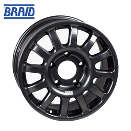 [FULLRACE-T-M-B] BRAID DAKKAR Landcruiser LC200 8X17 5X150 Matte Black LC200