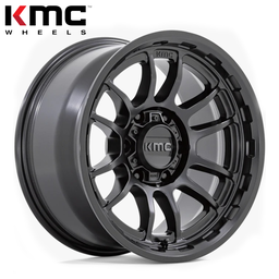 [KM727MX17856800] KMC WHEELS wrath satin black 17" (8.5/6x139.7/0) Gmc,Fj