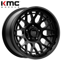 [KM72278568700] KMC WHEELS TECHNIC SATIN BLACK 17" (8.5/6X139.7/0) Gmc,Fj