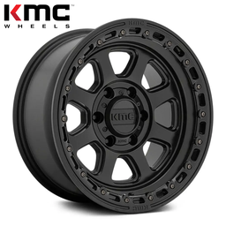 [KM54879068700] KMC WHEELS CHASE SATIN BLACK W/ GLOSS BLACK LIP 17"(9/6X139.7/0) Gmc,Fj