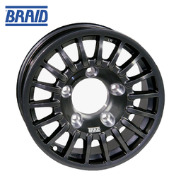 [WRT-GR-LC200] BRAID WINRACE T 7.5"X17" TOYOTA LC200 ANTHRACITE SHINY 5X150X110.1 E.T. 25