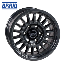 [WRT-GR-LC300] BRAID WINRACE T 7.5"X17" TOYOTA LC300 ANTHRACITE SHINY 6X139.7X95.1 E.T. 30