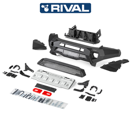 [2D.5722.1-NL] Rival Front bumper Toyota Hilux 21+ (incl. grill, recovery points)