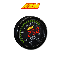 [30-0306] AEM Electronics X-Series Boost Pressure Gauges