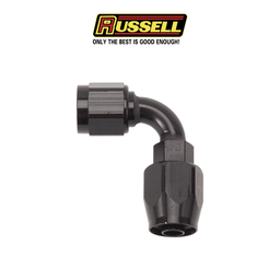 [610155] Russell Full Flow Hose End 90° -4AN