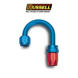 [61270] Russell Full Flow Swivel Hose end -8 AN  180°