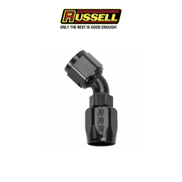 [610085] Russell Full Flow Hose End 45° -4AN